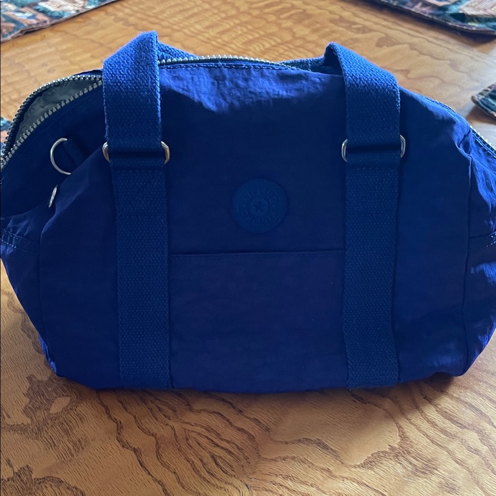 Kipling Royal Blue Mini Tote with Top Zip